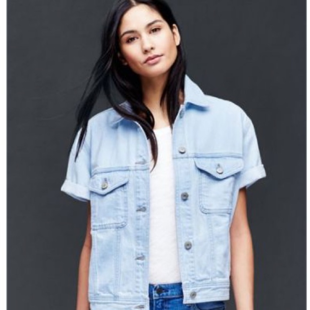 Gap Short Sleeve Denim Jacket